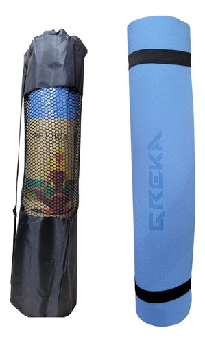 Esterilla Greka Tpe 6mm Yoga Mat Para Ejercicios Con Bolso 