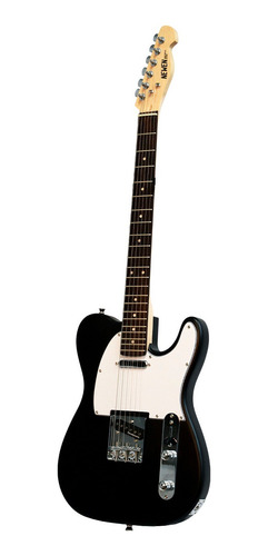 Imagen 1 de 1 de Guitarra eléctrica Newen tl newen de lenga negra poliuretano con diapasón de palo de rosa