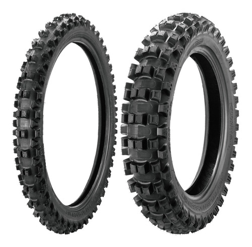 Par Pneu Borilli Exc 80/100-21 + 110/100-18 Crf 230 Ttr 230