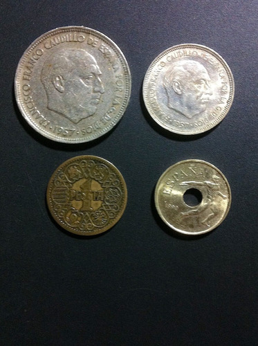 Monedas España Barcelona Olimpiadas ,franco 1944-57-90 Etc  