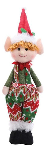 Decoração Natal Elfo De Tecido 47cm Variado 1104615
