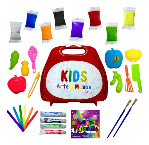 Valija De Arte Y Masa Manualidades Regalo Infantil