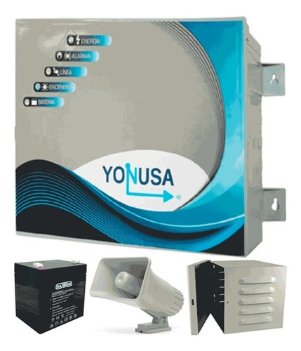Kit De Energizador Yonusa De Asta 10,000 Volts Lineales 
