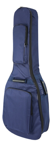 Capa De Violão Clássico Acolchoada Azul Modelo Luxo Bag 