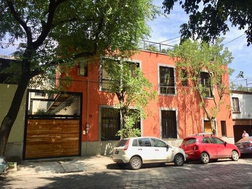 Loft Amueblado Con Areas Comunes Servicios Incluidos En El Corazon De Coyoacán