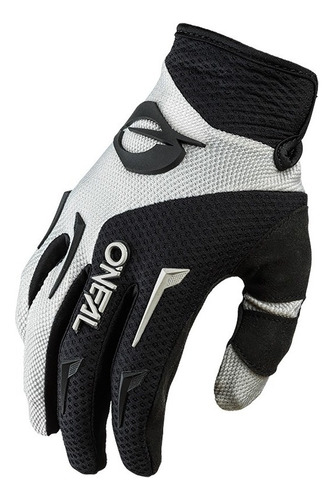 Guantes Oneal Element 21 Motocross Mx Enduro Atv Mtb Full Color Gray Black Talle Xl