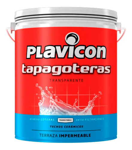 Plavicon Tapagoteras Transparente 20lt - Rex