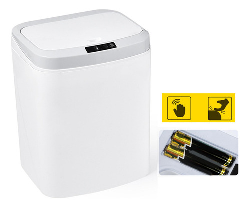 Contenedor De Basura Inteligente Con Sensor De Movimiento