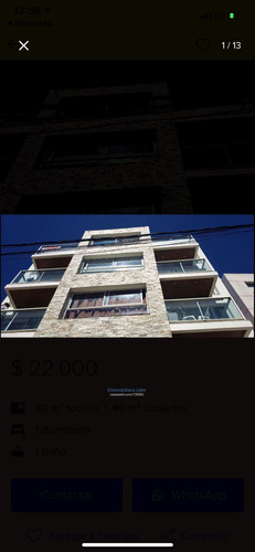 Apartamento 1 Dormitorio