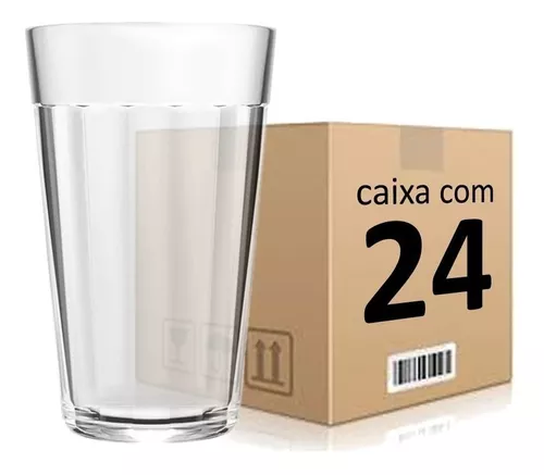 Jogo 24 unidades copo americano long drink - 450ML - 2910 - nadir