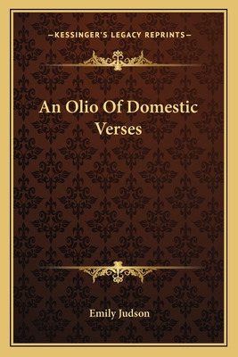 Libro An Olio Of Domestic Verses - Judson, Emily