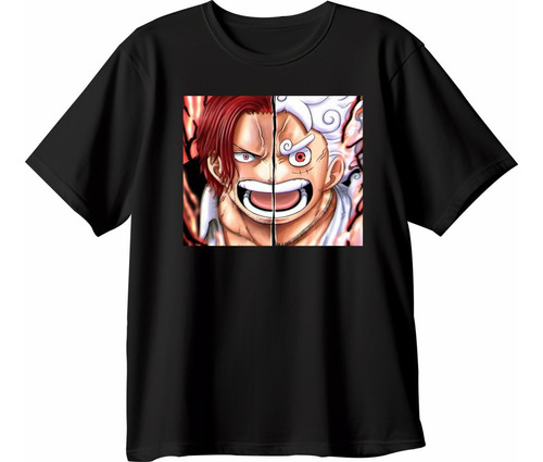 Playera One Piece Luffy Nika 5 Shanks Yonko Wano Anime