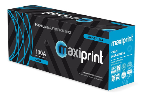Toner Maxiprint Compatible Hp 130a Cian (cf351a)
