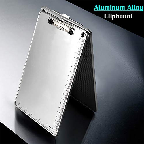 Portapapeles De Aluminio Reciclado Plateado, Tamaño A4...