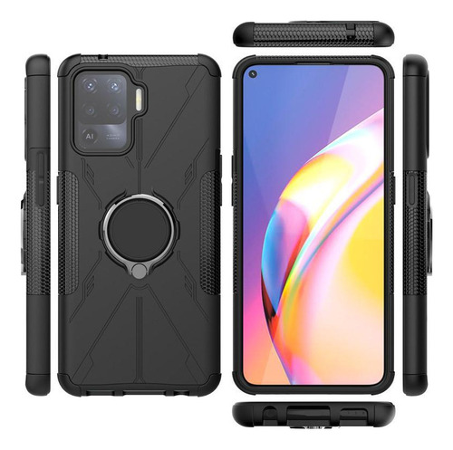 Funda A Prueba De Golpes Para Oppo Reno 5z 5f 6z Ring 360 Pr