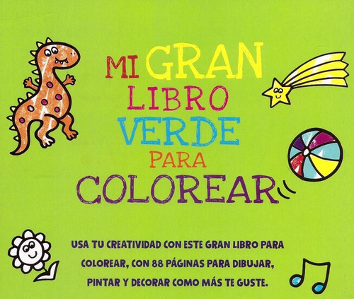Imagen 3 de 4 de Mi Gran Libro Para Colorear - Varios Modelos