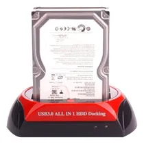 Comprar Docking Discos Sata Ide 2.5 Y 3.5 Usb 3.0 Hdd + Fuente 12v3a