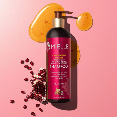 Shampoo Desembaraçante De Romã E Mel 355ml Mielle