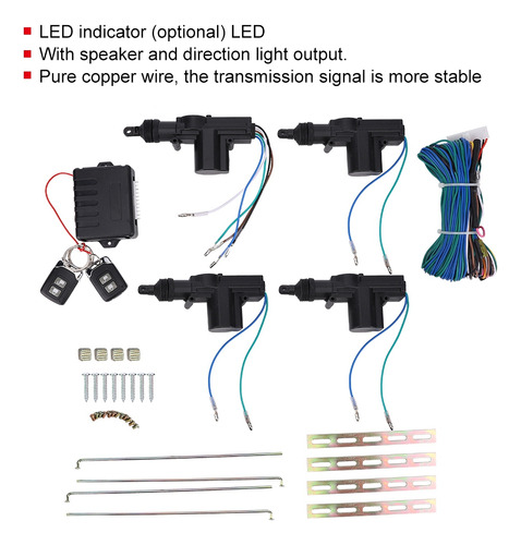 Kit Universal Sin Llave Para Puerta De Coche Con Cerradura C