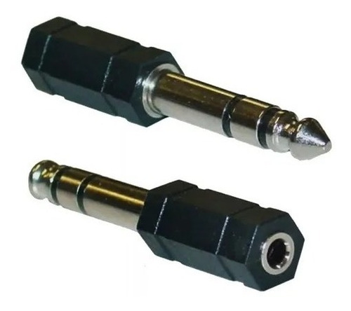 Adaptador Plug 6.3 Mm Macho A Mini Plug 3.5 Mm Hembra Stereo