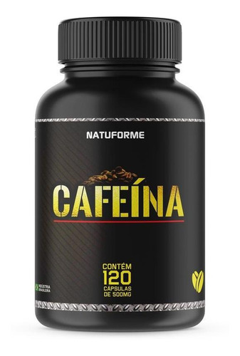 Cafeína 500mg Com 120 Cápsulas Natuforme