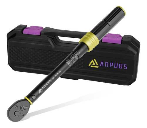 Anpuds Llave Dinamomtrica De Clic De Accionamiento De 1/4 Pu