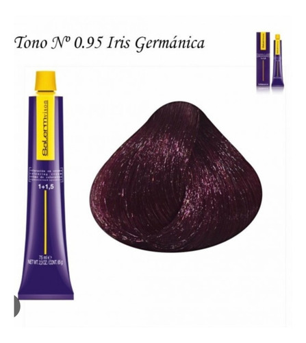 Tinte Salerm 0.95 Iris Germanica 60ml Con Su Agua