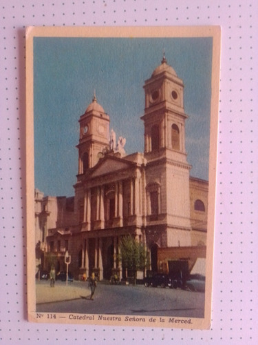 Antigua Postal Bahia Blanca Catedral Sra De La Merced