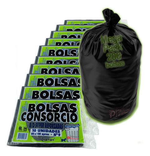 Bolsas Consorcio Super Reforzadas 60x100 55µ Caja 200u