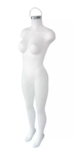 Maniquí Mujer Cuerpo Completo C/base Exhibición Plástico