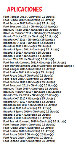Toma De Agua Ford Focus Mondeo Mazda 3 6 Mercury Milan 01-22