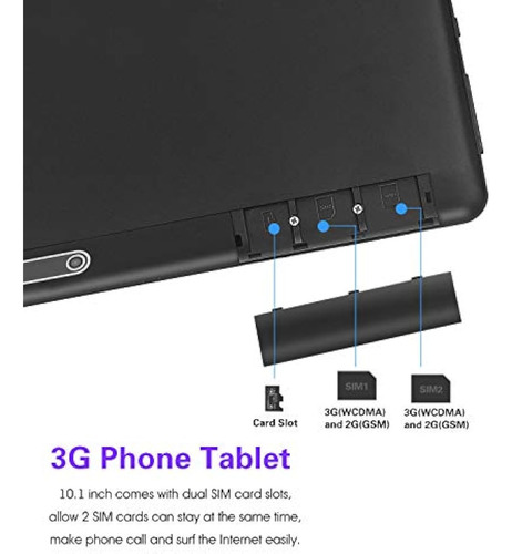 Tablet Pc Android 10.0 De 10 Pulgadas, Phablet 3g