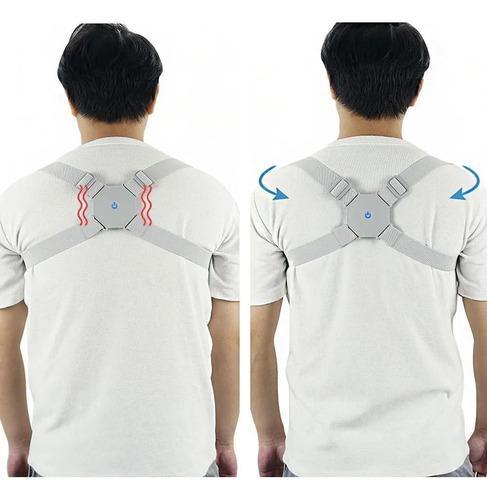 Corretor De Postura Inteligente Vibratório Sensor Ajustável