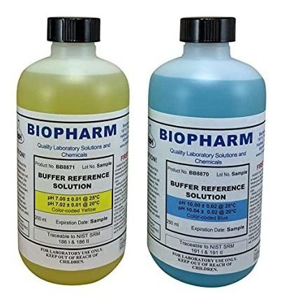 Kit De Calibración Biopharm Ph Buffer | (2) Botellas De 8 On