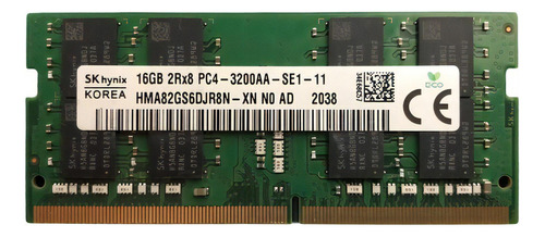 Memoria Ram  16gb 1 Sk Hynix Hma82gs6cjr8n-xn