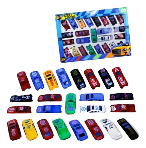 Kit De 20 Carrinhos Em Miniatura Roda Livre Ark Toys