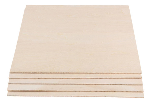 10 Uds. De Láminas De Madera Finas, Tablero 100mmx100mmx1mm