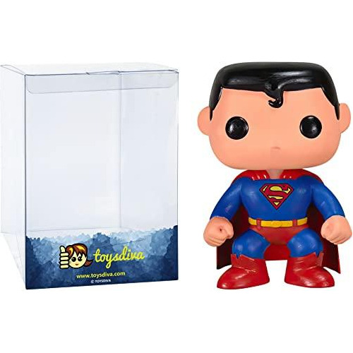 Figura De Acción Superman 3'' Heroes Con Protector