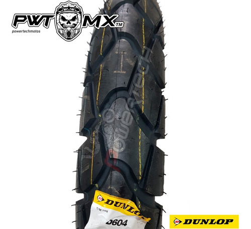 Imagen 3 de 4 de Cubierta Trasera Dunlop D604 120 / 80 - 18 Honda Tornado Cuo