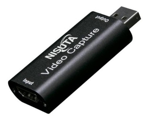 Capturadora De Video Usb Hdmi Nisuta Camaras Reflex Video