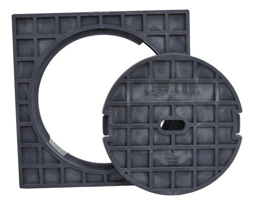 Caja Tapa Inspección Para Jabalina Pvc Puesta Tierra