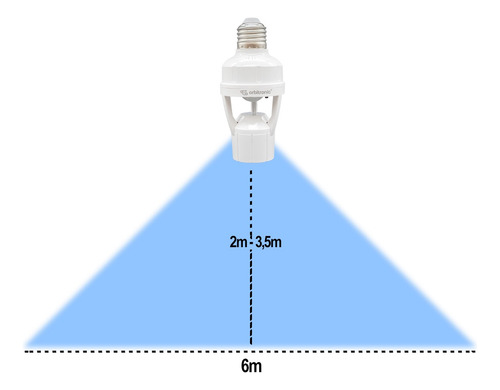Kit 03 Sensor De Presença Lâmpada Soquete E27 Bocal Fotocelu