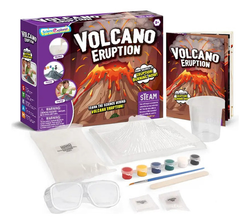  Kit De Ciencias Erupcion Volcanica Juego De Aprendizaje