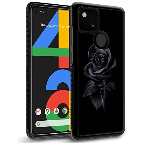 Disco Compatible Con Google Pixel 4a 5g Funda, Color Negro Y