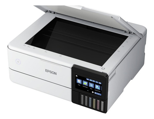 Imagen 5 de 8 de Impresora a color multifunción Epson EcoTank L8160 con wifi blanca y negra 220V
