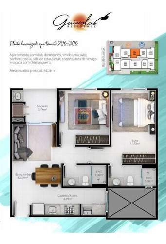 Imagem 14 de 21 de Apartamento 2 Dormitórios A Venda Na Praia Dos Ingleses - Florianópolis - Sc - Ap0274