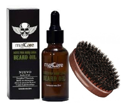 Kit Aceite + Cepillo De Barba, Barberia