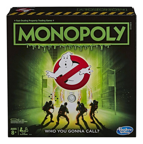 Monopoly Juego: Edición De Cazafantasma Juego De Mesa Pa Mpy