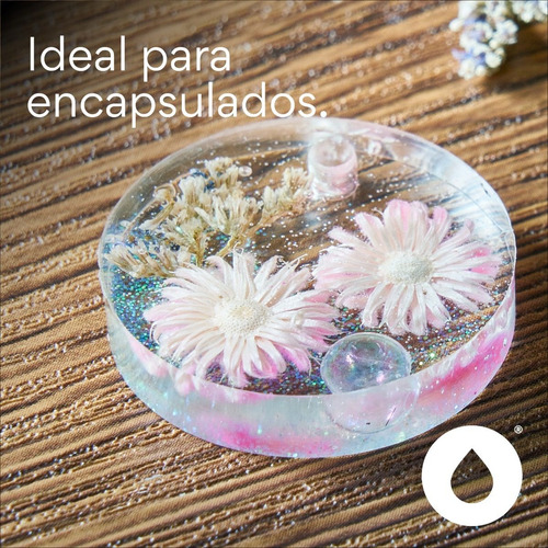 Imagen 7 de 8 de Resina Cristal Epoxi Vidrio Liquido 1.5kg Todoresina Craft