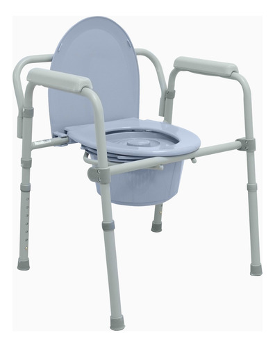 Silla Comodo Wc Aumento Ducha Baño 3 En 1 Plegable